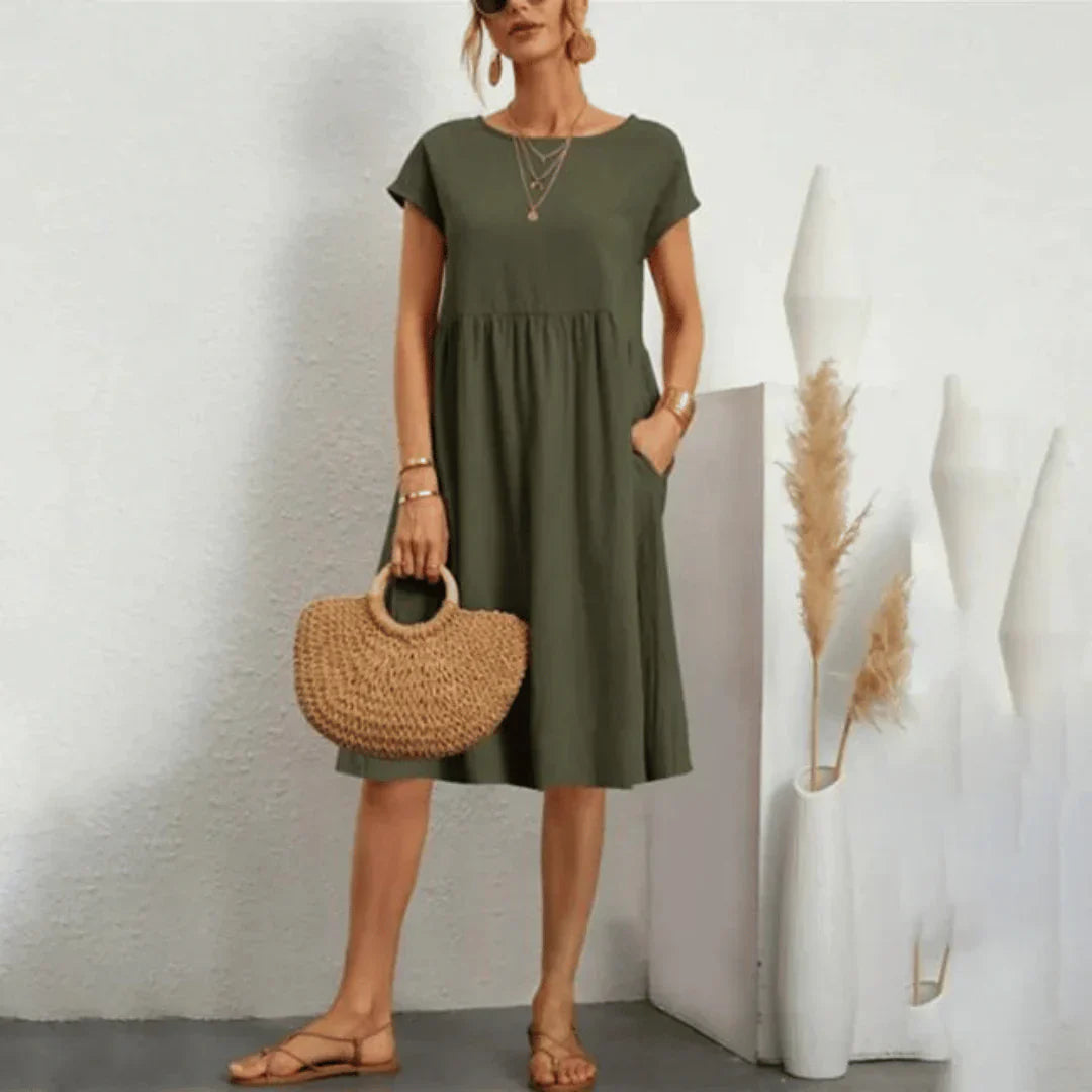 Sommerkleid aus Baumwolle