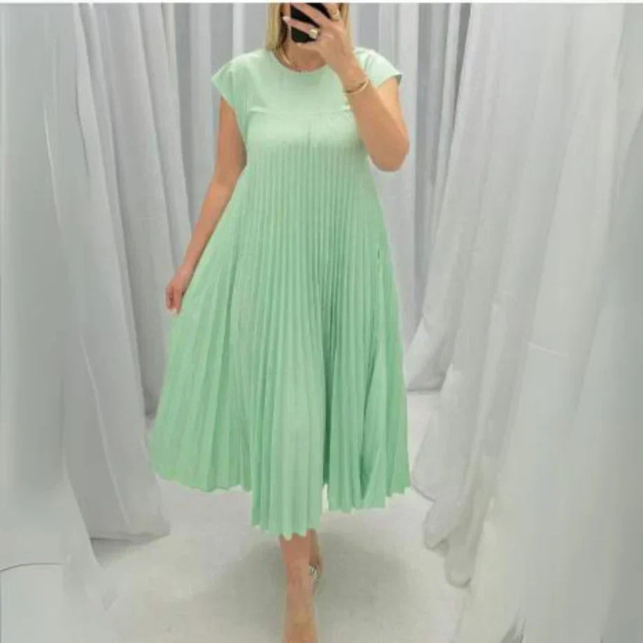 W&W Mode | Leichtes Und Frisches Plisseekleid