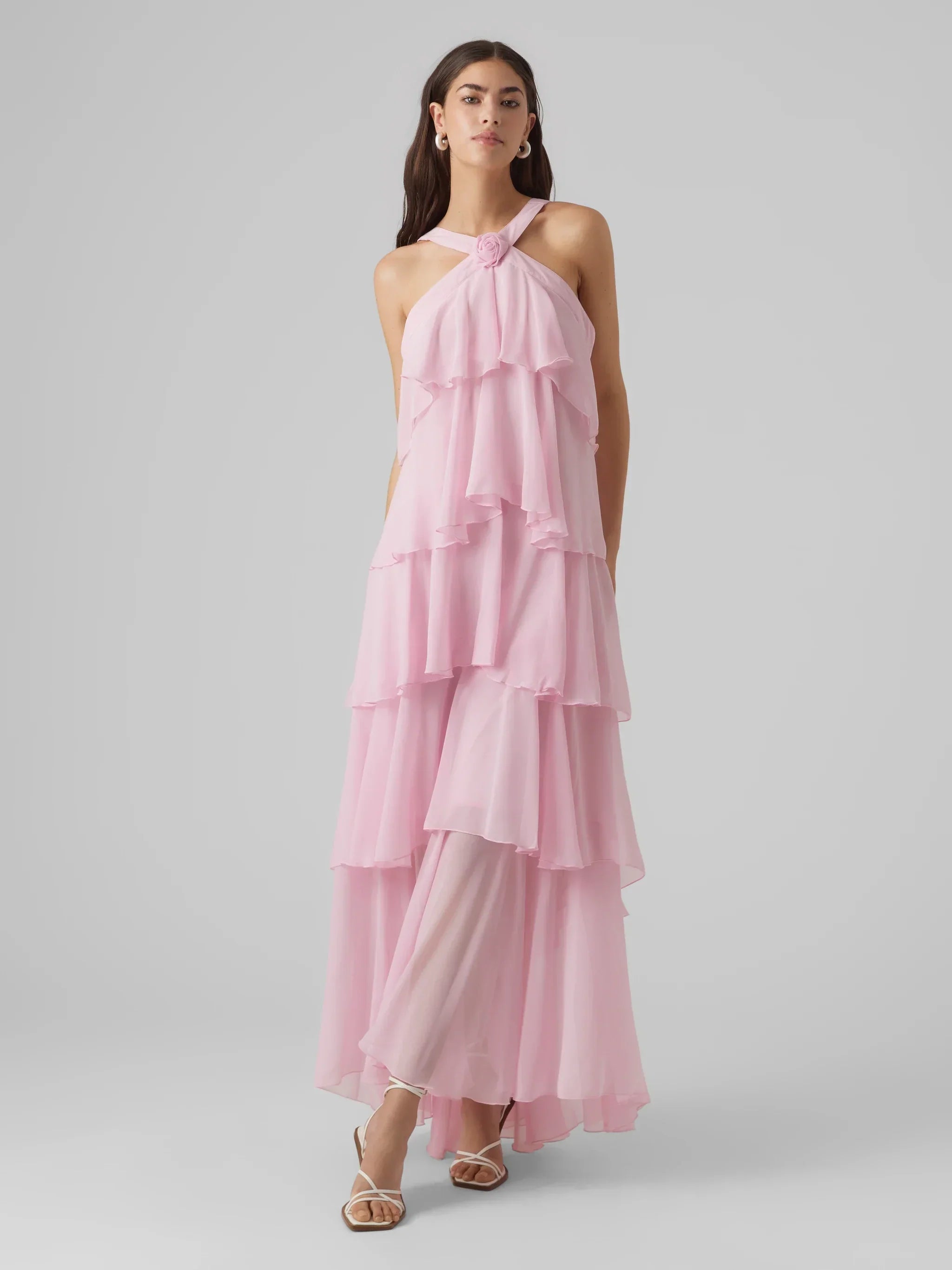 WW | Glamour Goddess Halsband Maxi Kleid