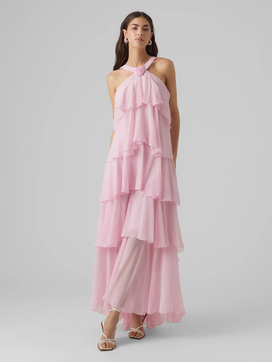 WW | Glamour Goddess Halsband Maxi Kleid