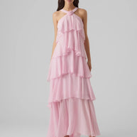 WW | Glamour Goddess Halsband Maxi Kleid