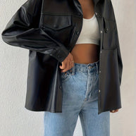 WW | Stylische Lederjacke Für Herren