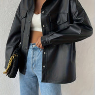 WW | Stylische Lederjacke Für Herren