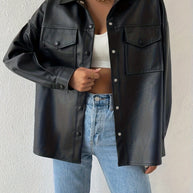 WW | Stylische Lederjacke Für Herren