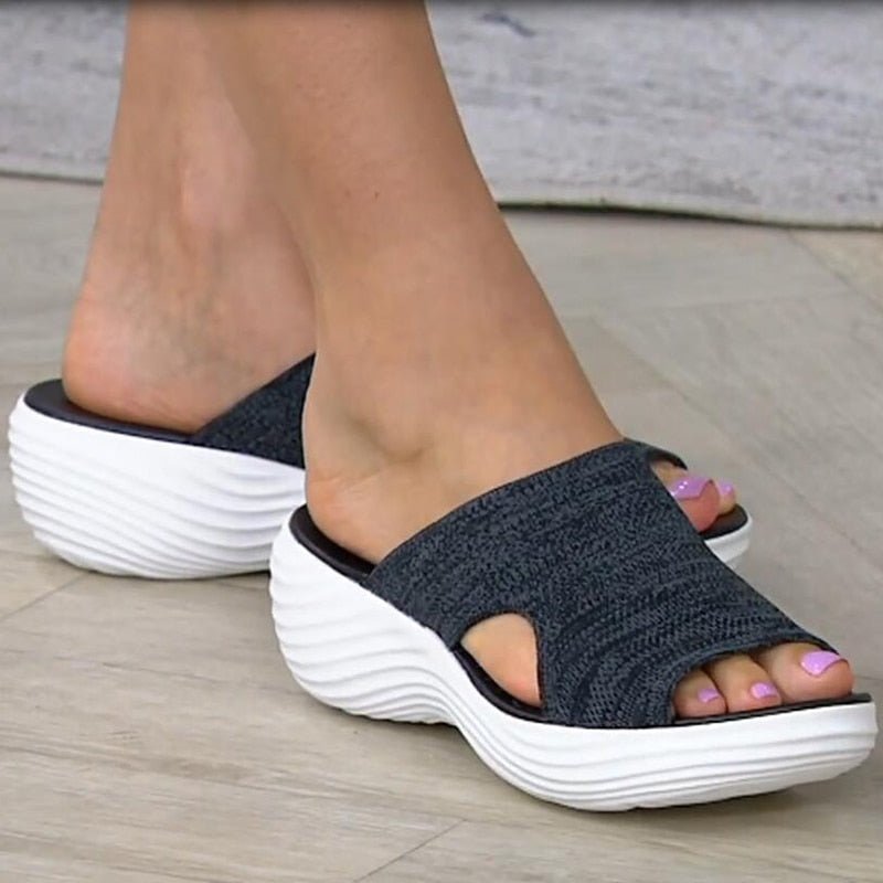 W&W Mode Orthopädische Sandalen | Stilvolle, leichte, bequeme Freizeitsandalen für Frauen