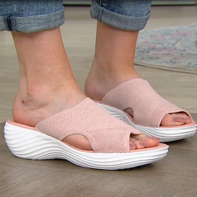 W&W Mode Orthopädische Sandalen | Stilvolle, leichte, bequeme Freizeitsandalen für Frauen