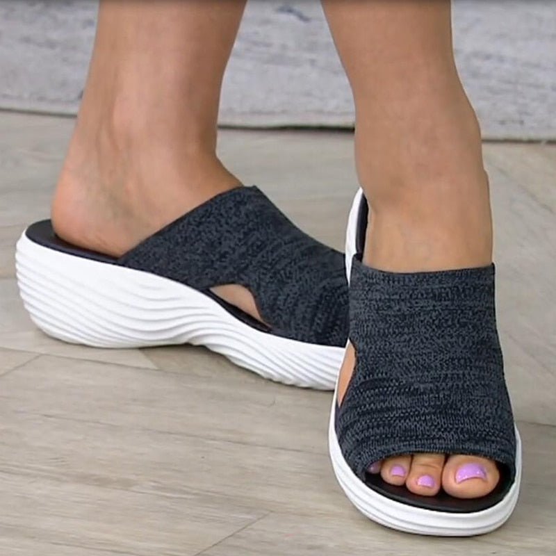 W&W Mode Orthopädische Sandalen | Stilvolle, leichte, bequeme Freizeitsandalen für Frauen