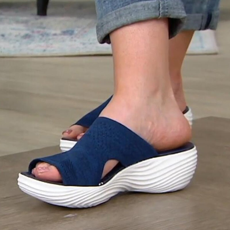 W&W Mode Orthopädische Sandalen | Stilvolle, leichte, bequeme Freizeitsandalen für Frauen