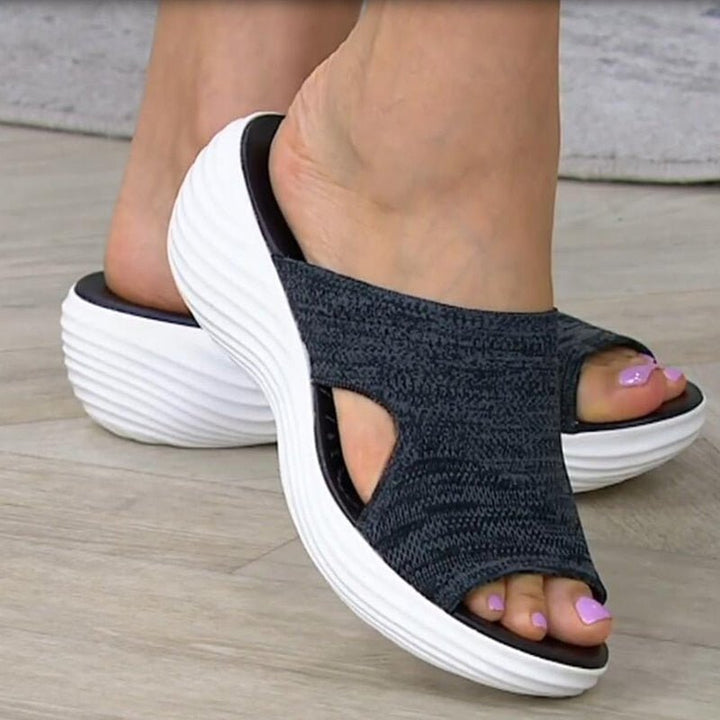 W&W Mode Orthopädische Sandalen | Stilvolle, leichte, bequeme Freizeitsandalen für Frauen