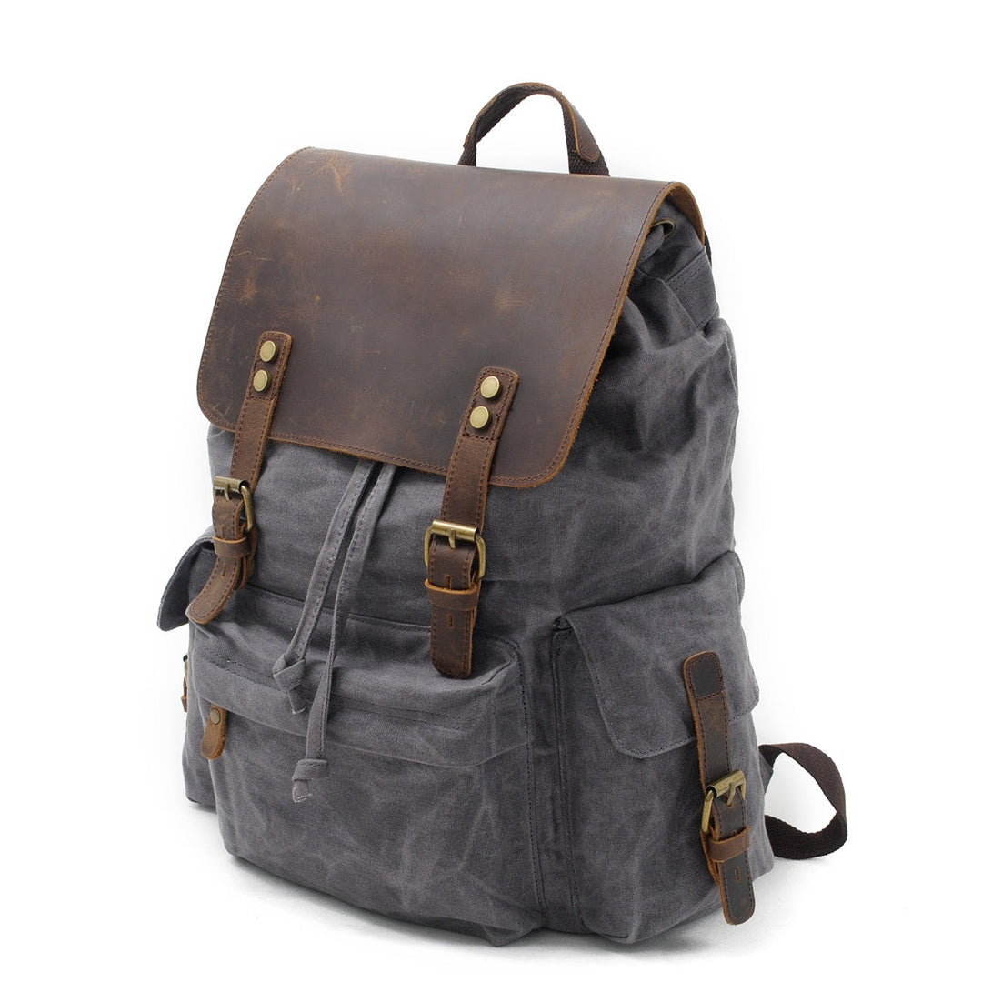 W&W Mode | Canvas Rucksack - BalticTrail - Nachhaltig und stilvoll für abenteuerliche Reisende