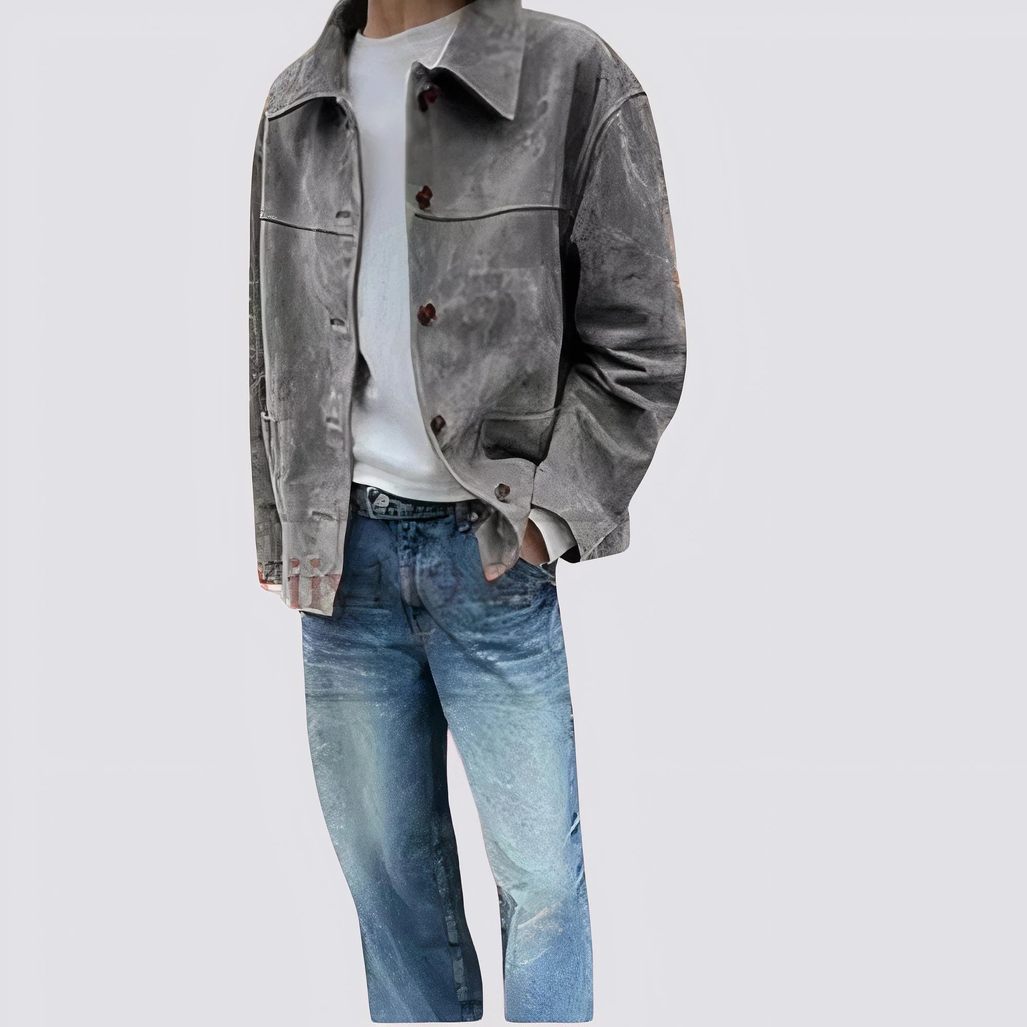 Vintage Wildleder Jaspis