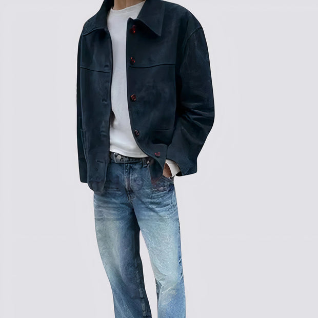 Vintage Wildleder Jaspis