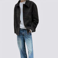 Vintage Wildleder Jaspis