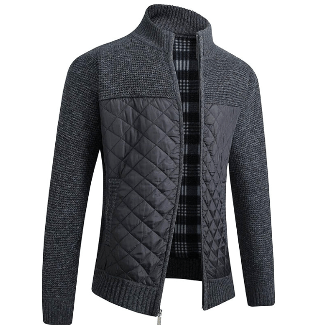 W&W Mode | Jack Herren Premium Strickjacke Luxus & Warme Jacke Perfekt Für Herbst