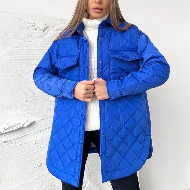 Damen gefütterter Trenchcoat für die Übergangszeit