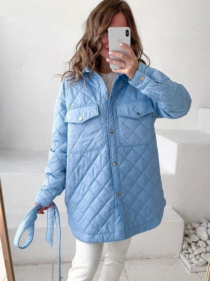 Damen gefütterter Trenchcoat für die Übergangszeit