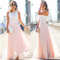 WW | Elegantes Damenkleid Mit Spitze