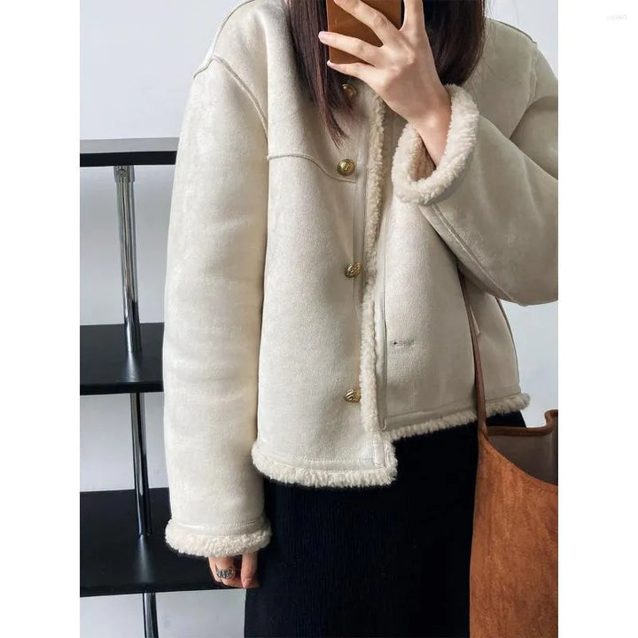 W&W Mode | Weiche Jacke aus Lammwolle