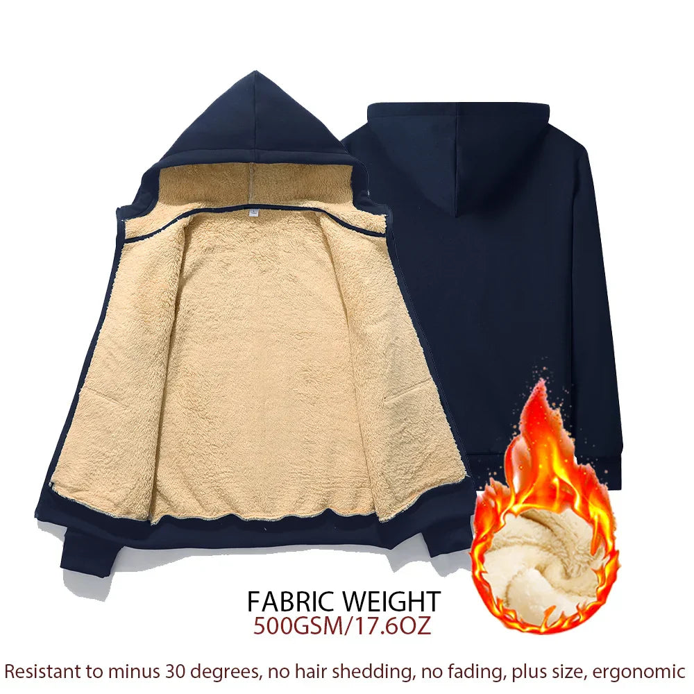 WW | Warme Lamm Kapuzenjacke - Oversized & Bequem