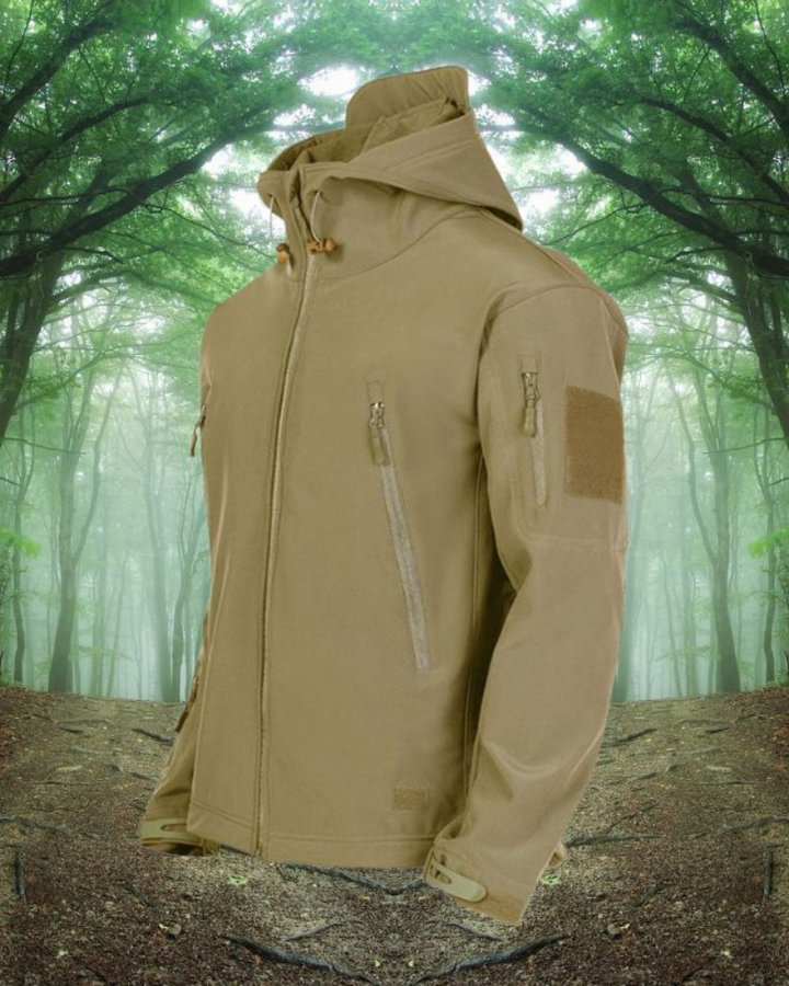 Herren-Regenjacke, leicht und wasserdicht