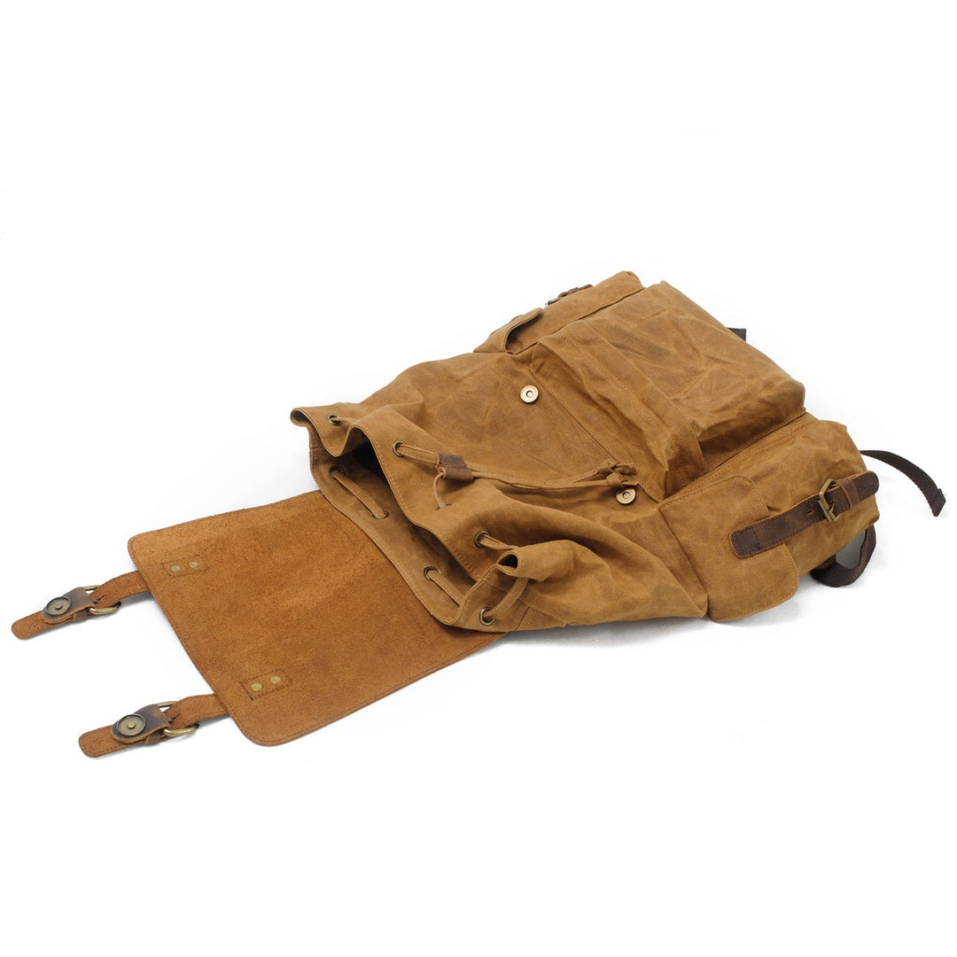 W&W Mode | Canvas Rucksack - BalticTrail - Nachhaltig und stilvoll für abenteuerliche Reisende