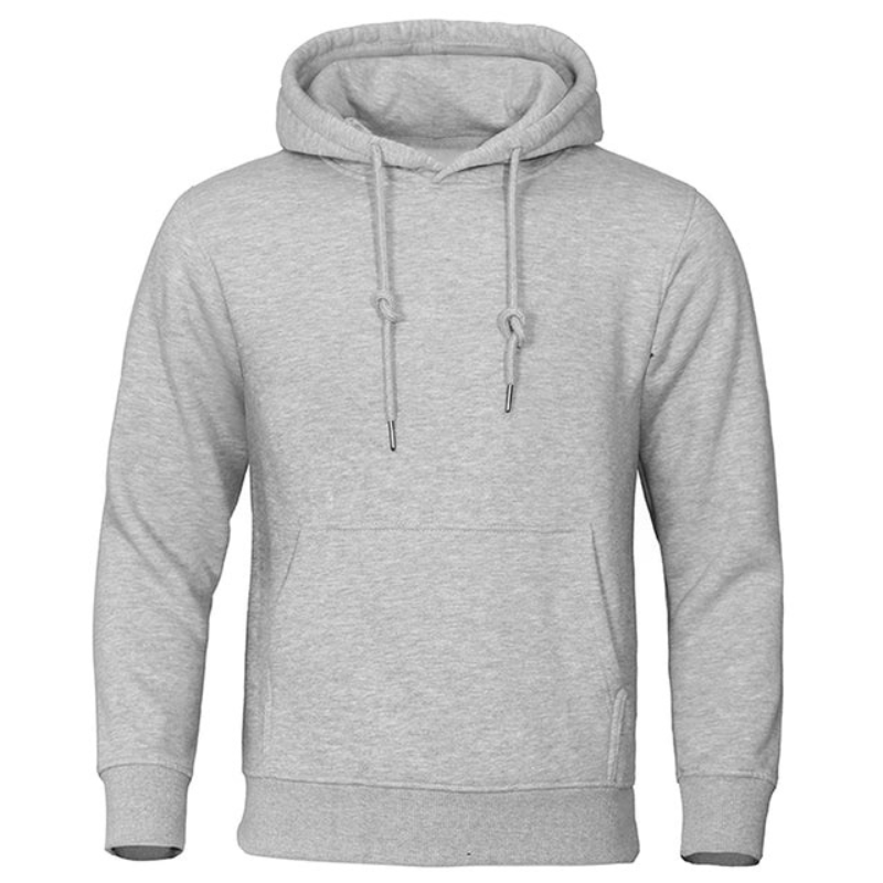 WW | Herren Weiß Kapuzenpulli Fitness Kapuzenpullover