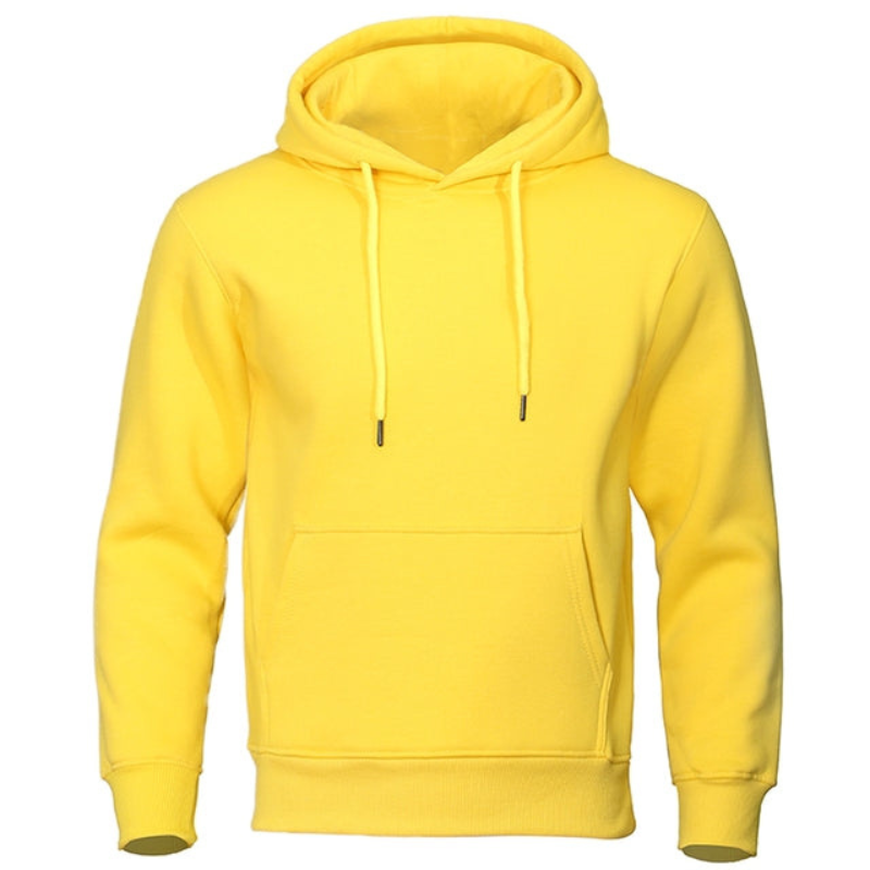 WW | Herren Weiß Kapuzenpulli Fitness Kapuzenpullover