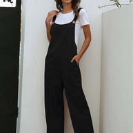 WW | Weiß Latzhose Damen Lässig