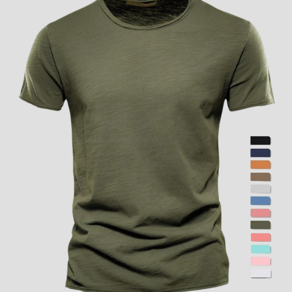 W&W Mode | T-shirt Weiß Herren Slim Fit