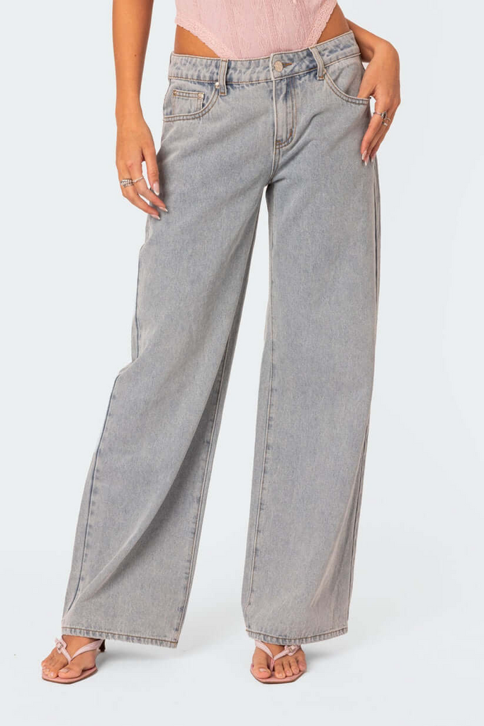WW | Damen Weite Jeans Elegante