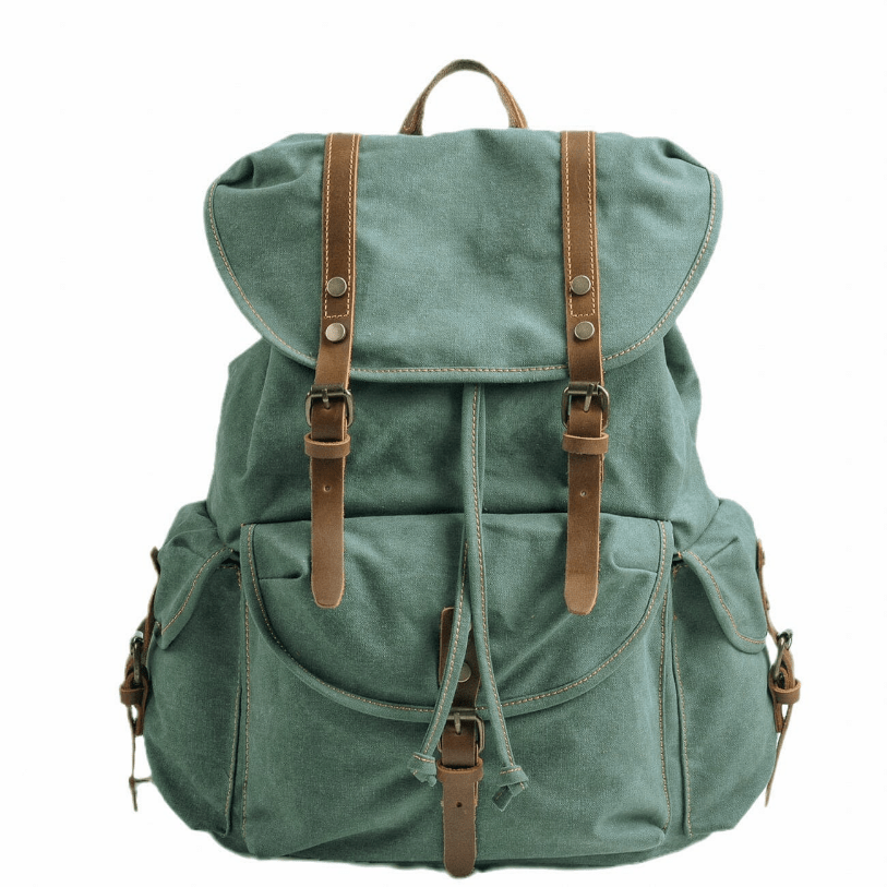 WW | Militär Canvas Rucksack Robust Und Zuverlässig Backpack