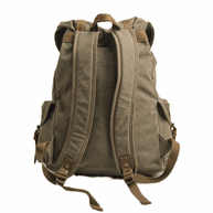 WW | Militär Canvas Rucksack Robust Und Zuverlässig Backpack