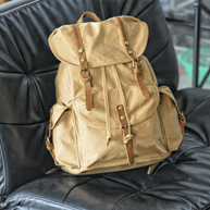 WW | Militär Canvas Rucksack Robust Und Zuverlässig Backpack