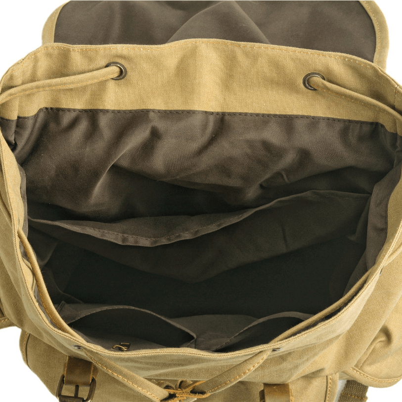 WW | Militär Canvas Rucksack Robust Und Zuverlässig Backpack