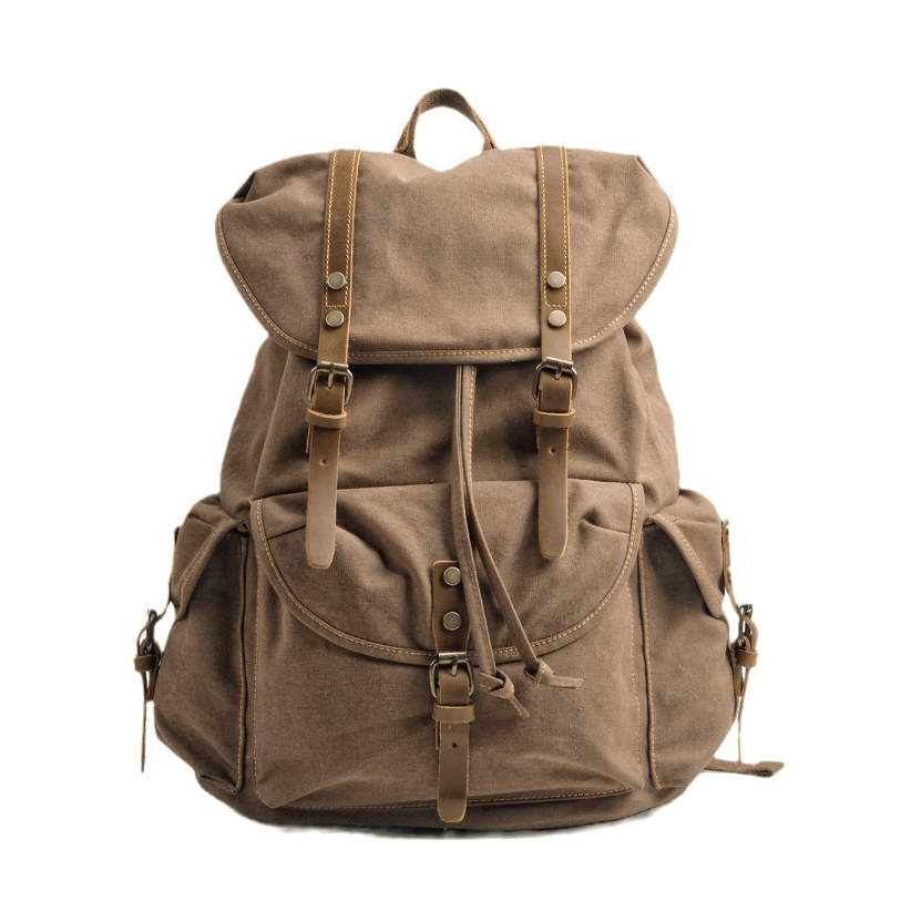 WW | Militär Canvas Rucksack Robust Und Zuverlässig Backpack