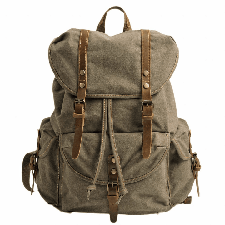 W&W Mode | Militär Canvas Rucksack Robust Und Zuverlässig Backpack