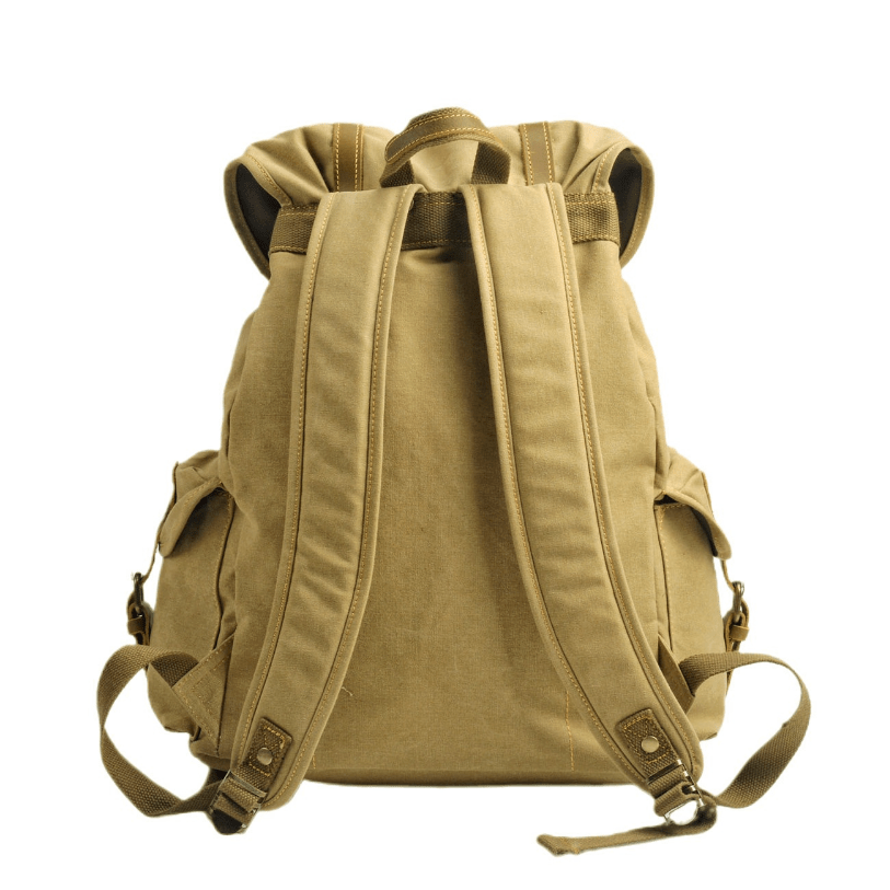 WW | Militär Canvas Rucksack Robust Und Zuverlässig Backpack