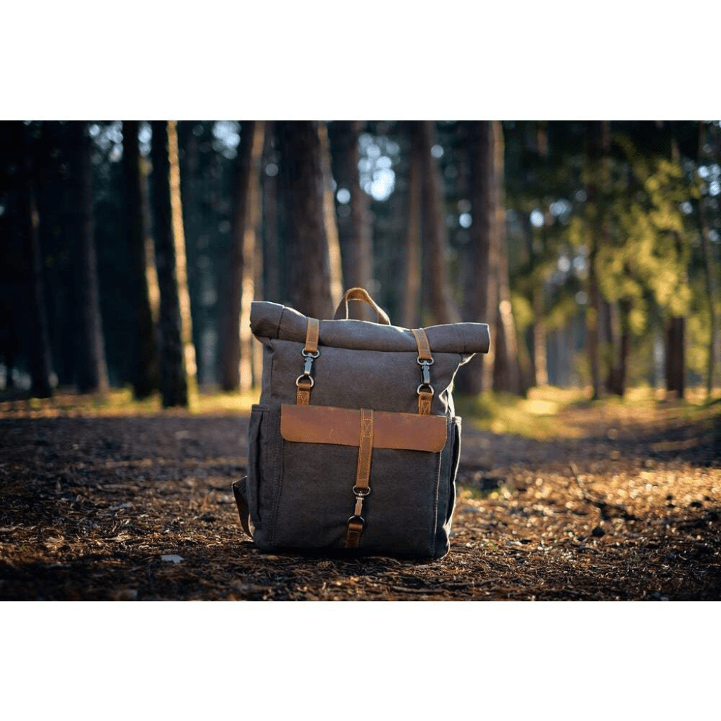 W&W Mode | Retro Canvas Rucksack Zeitlos Und Nachhaltig Robuster Rucksack