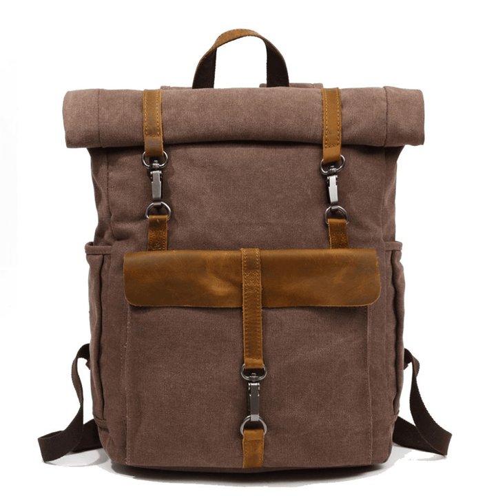 W&W Mode | Retro Canvas Rucksack Zeitlos Und Nachhaltig Robuster Rucksack