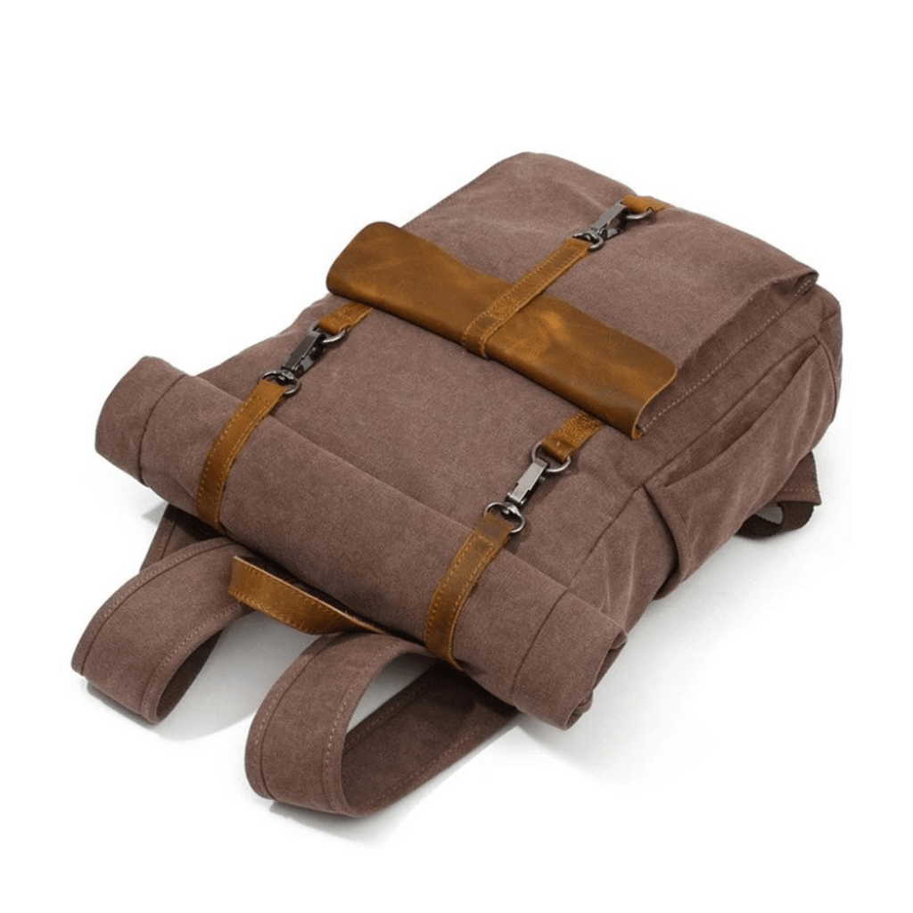 W&W Mode | Retro Canvas Rucksack Zeitlos Und Nachhaltig Robuster Rucksack