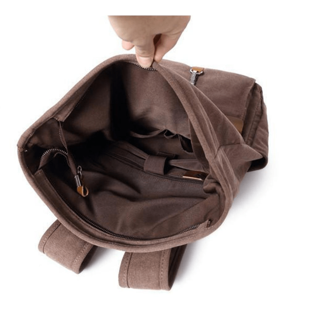 W&W Mode | Retro Canvas Rucksack Zeitlos Und Nachhaltig Robuster Rucksack