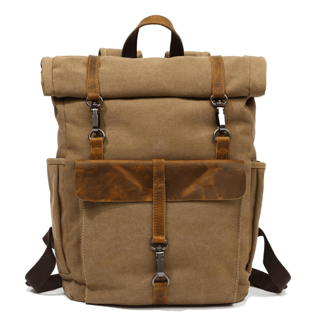 W&W Mode | Retro Canvas Rucksack Zeitlos Und Nachhaltig Robuster Rucksack