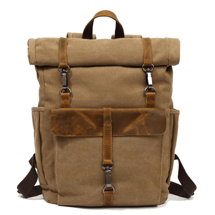 WW | Retro Canvas Rucksack Zeitlos Und Nachhaltig Robuster Rucksack
