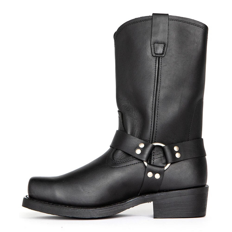 WW | Herren Western Cowboystiefel Schwarz