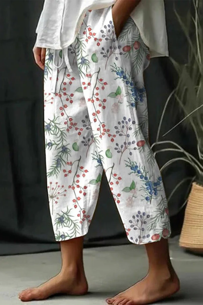 W&W Mode | Casual Unique Printed Button Pocket Pants