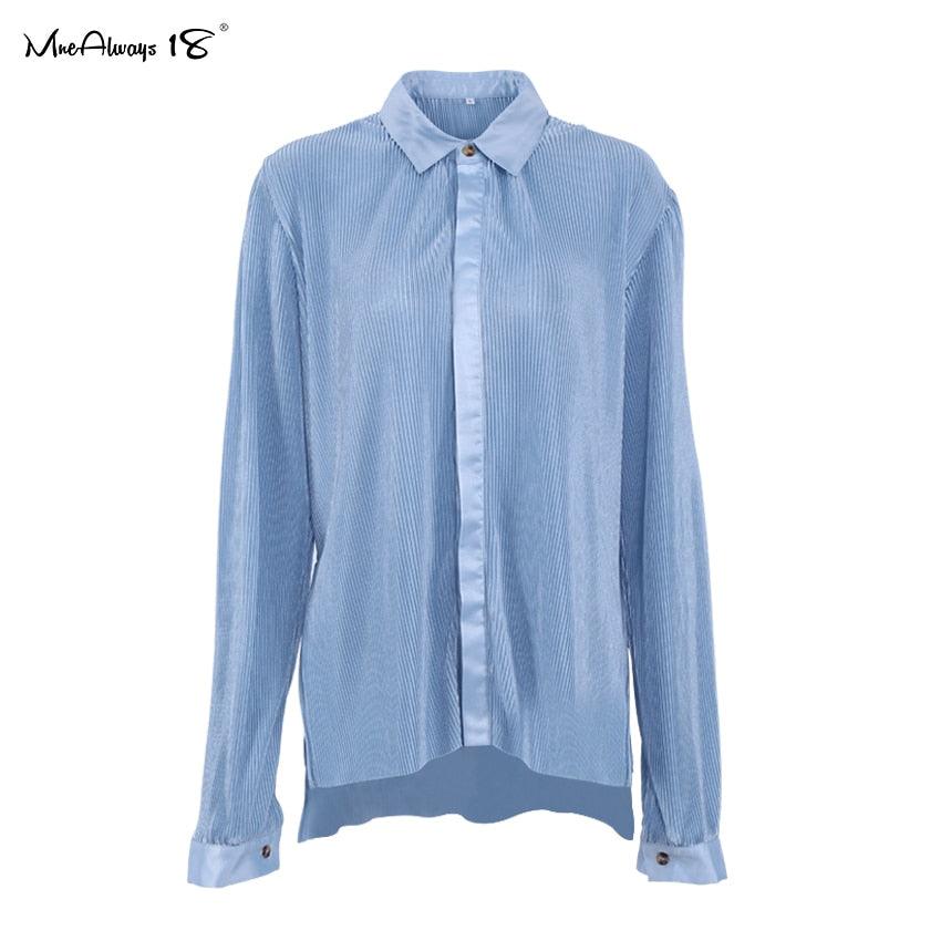 WW | Weite Beinform Plissierte Hose