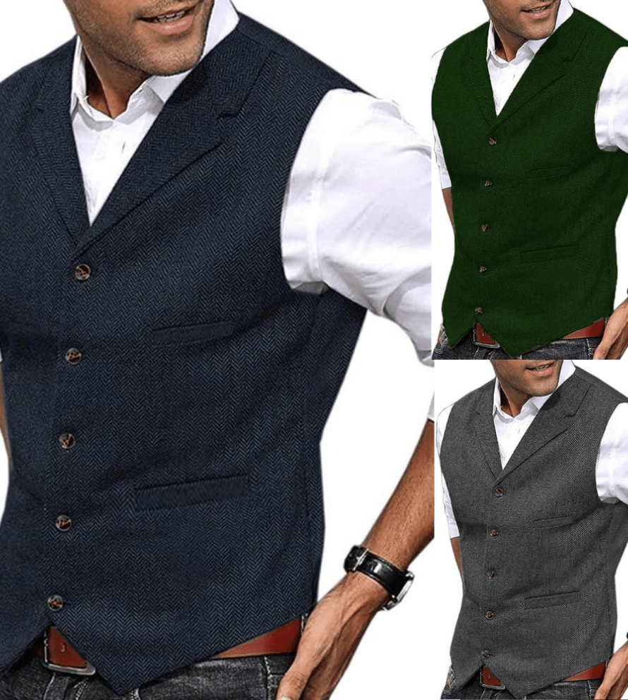 WW | Trendy & Lässig Traditionelle Herren Weste