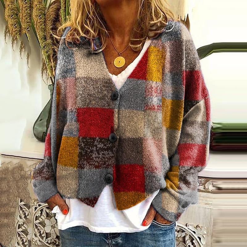 WW | Bedruckte Jacke mit Knopfschluss