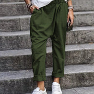 WW | Lässige Leinenhose Look