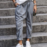 WW | Lässige Leinenhose Look